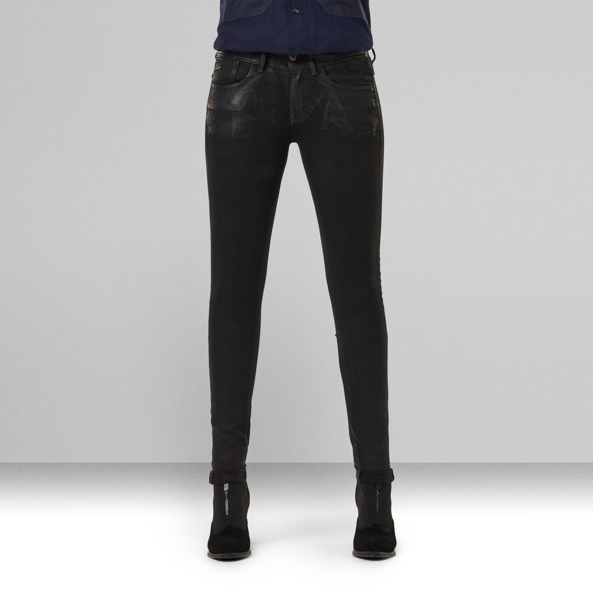 G-Star RAW Lynn Super Skinny Jeans - Zwart - Dames