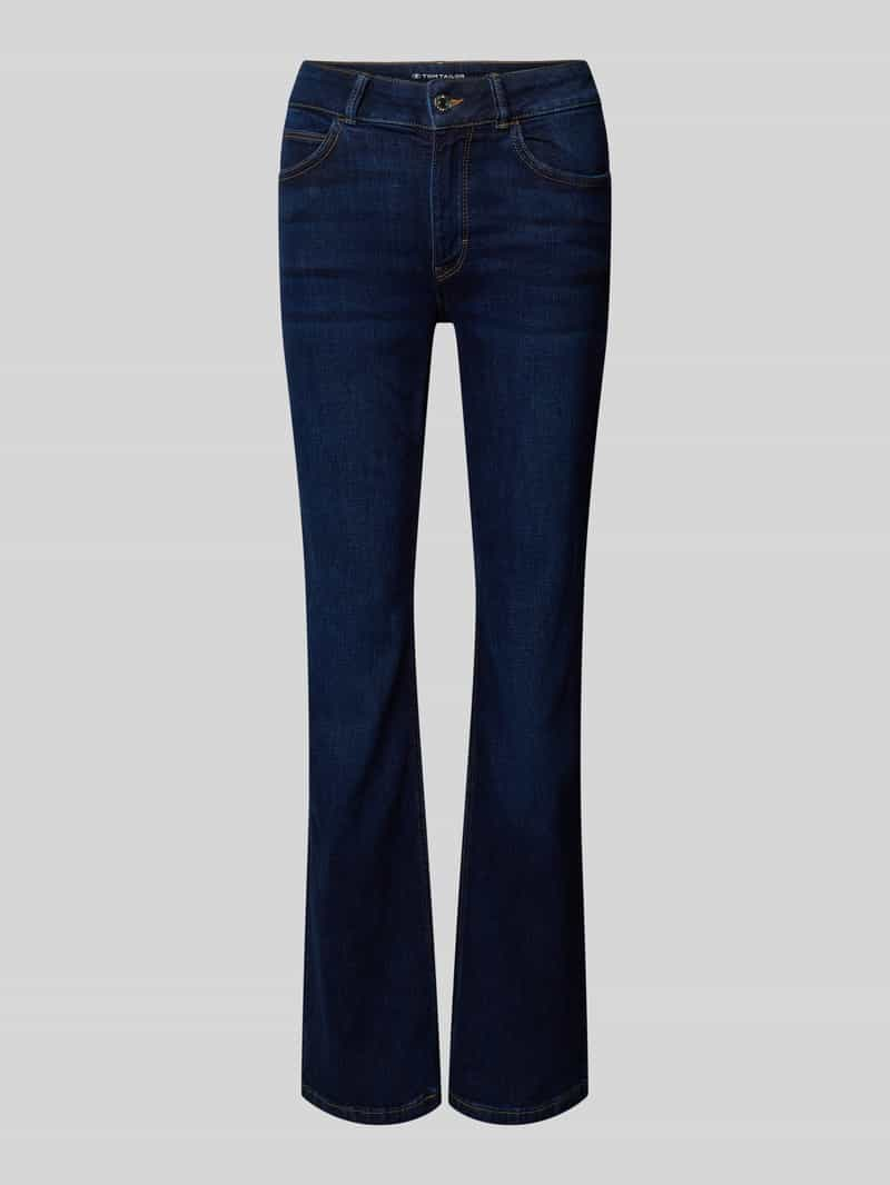 Tom Tailor Regular fit high rise bootcut jeans met katoen, model 'KATE'