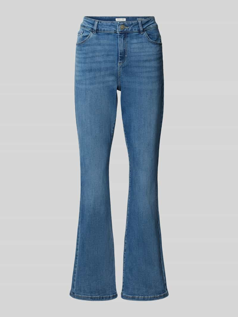 Christian Berg Woman Bootcut jeans met riemlussen