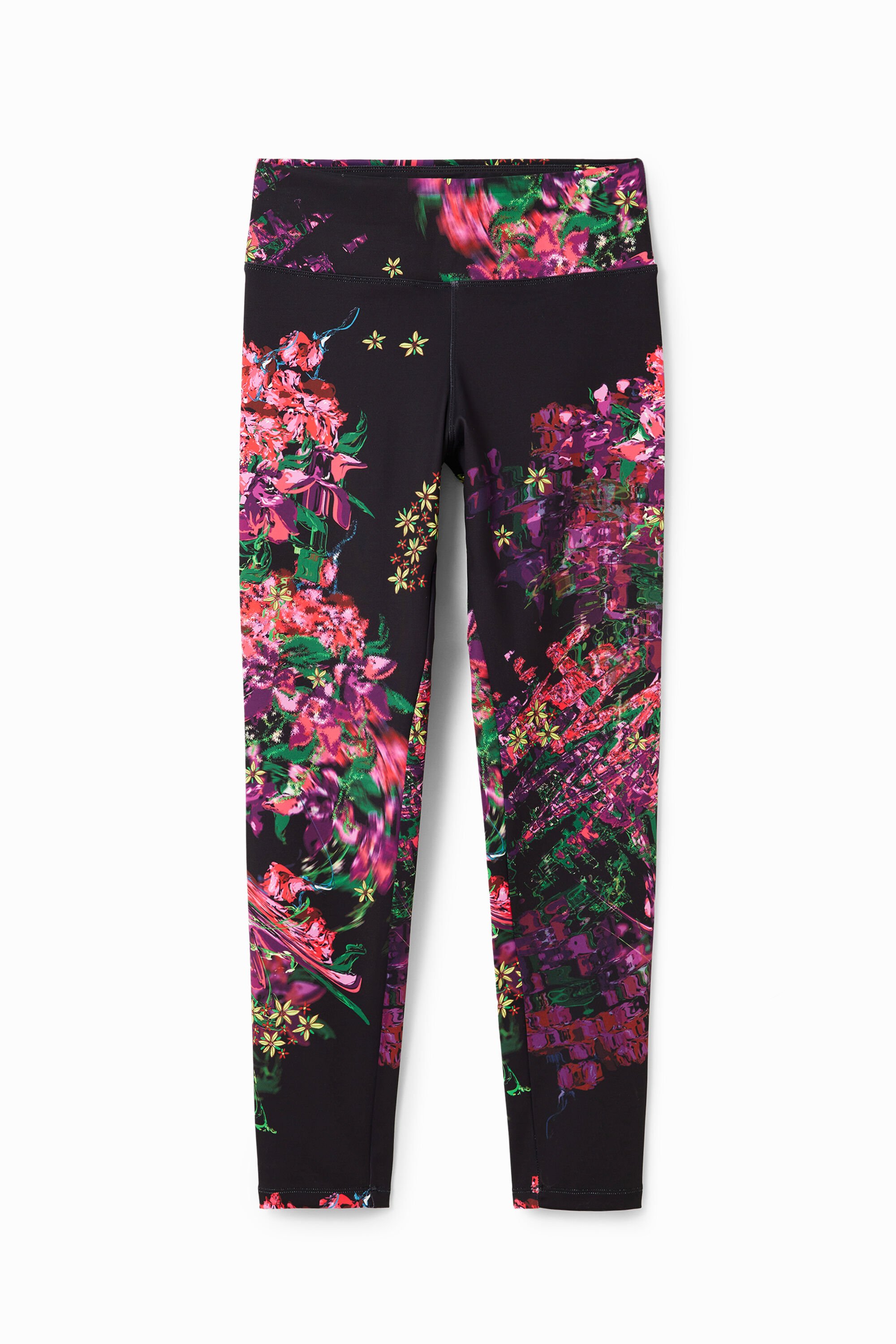 Desigual Sportlegging met bloemen - RED