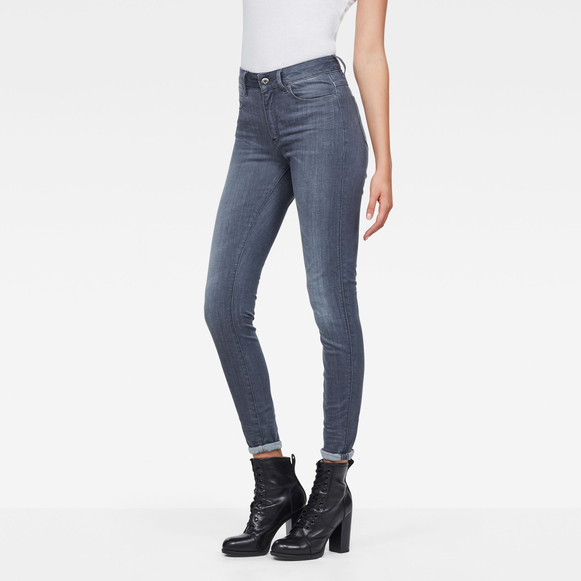 G-Star RAW G-star Shape Super Skinny Jeans - Midden blauw - Dames