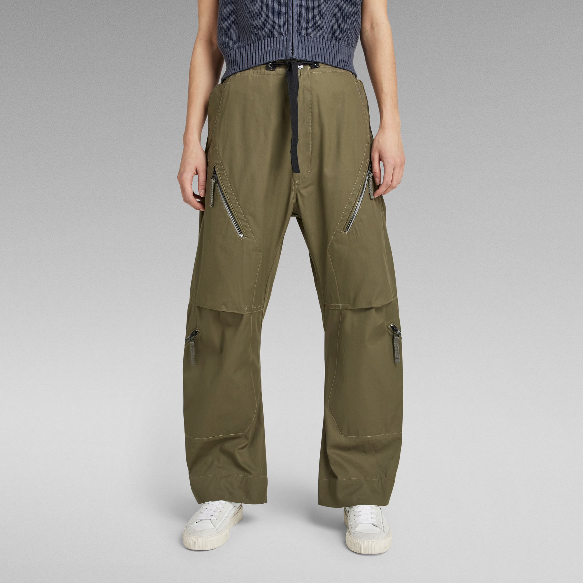 G-Star RAW Flight Cargo Broek Summer Snow - Groen - Dames