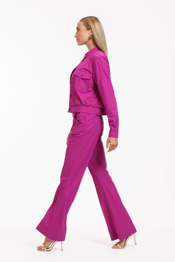 Studio Anneloes Noa flair trousers - magenta - 12206