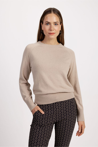 Studio Anneloes Basha cashmere pullover - latte - 12321