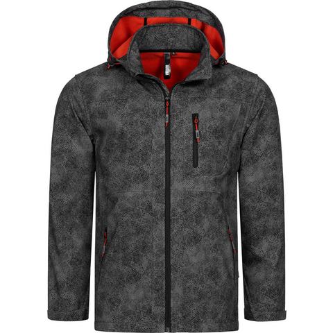 LPO Softshell-jack SHELBY PEAK III MEN met afneembare capuchon