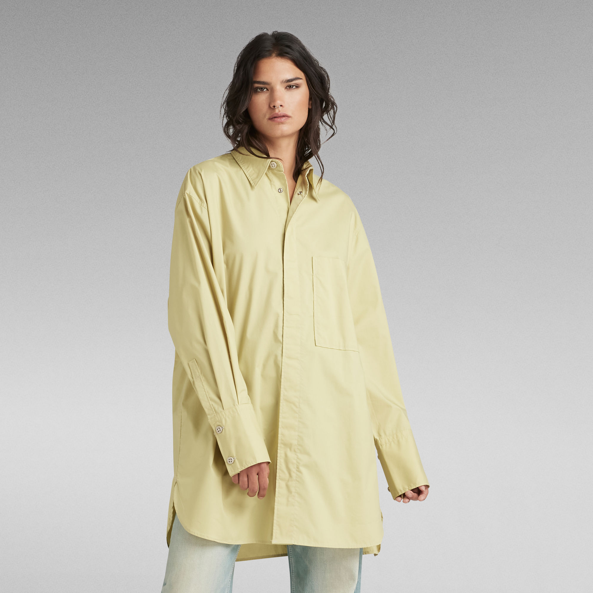 G-Star RAW Oversized Boyfriend Shirt - Groen - Dames