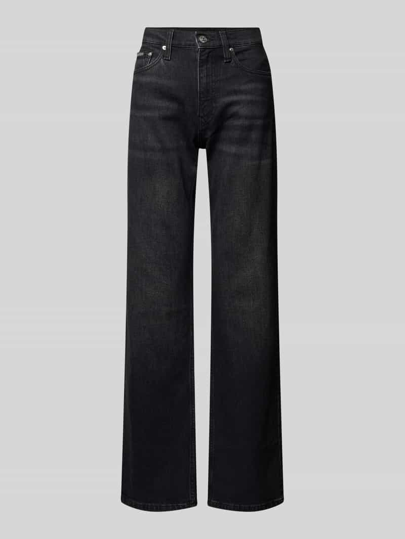 Calvin Klein Jeans Bootcut jeans met labeldetail