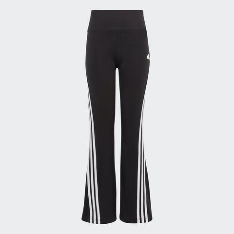 Adidas Sportswear Legging FUTURE ICONS 3-STRIPE cotton flared TIGHT (1-delig)