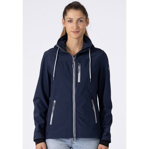 DEPROC Active Softshell-jack DECORAH PEAK V WOMEN met afneembare capuchon