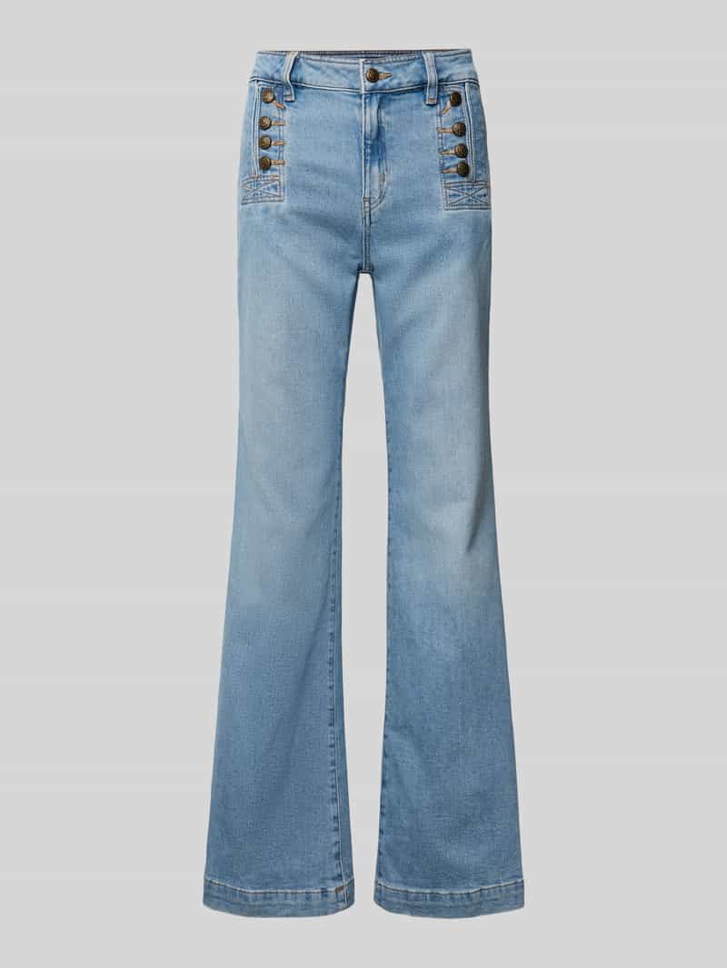 Lauren Ralph Lauren Flared jeans met Franse steekzakken