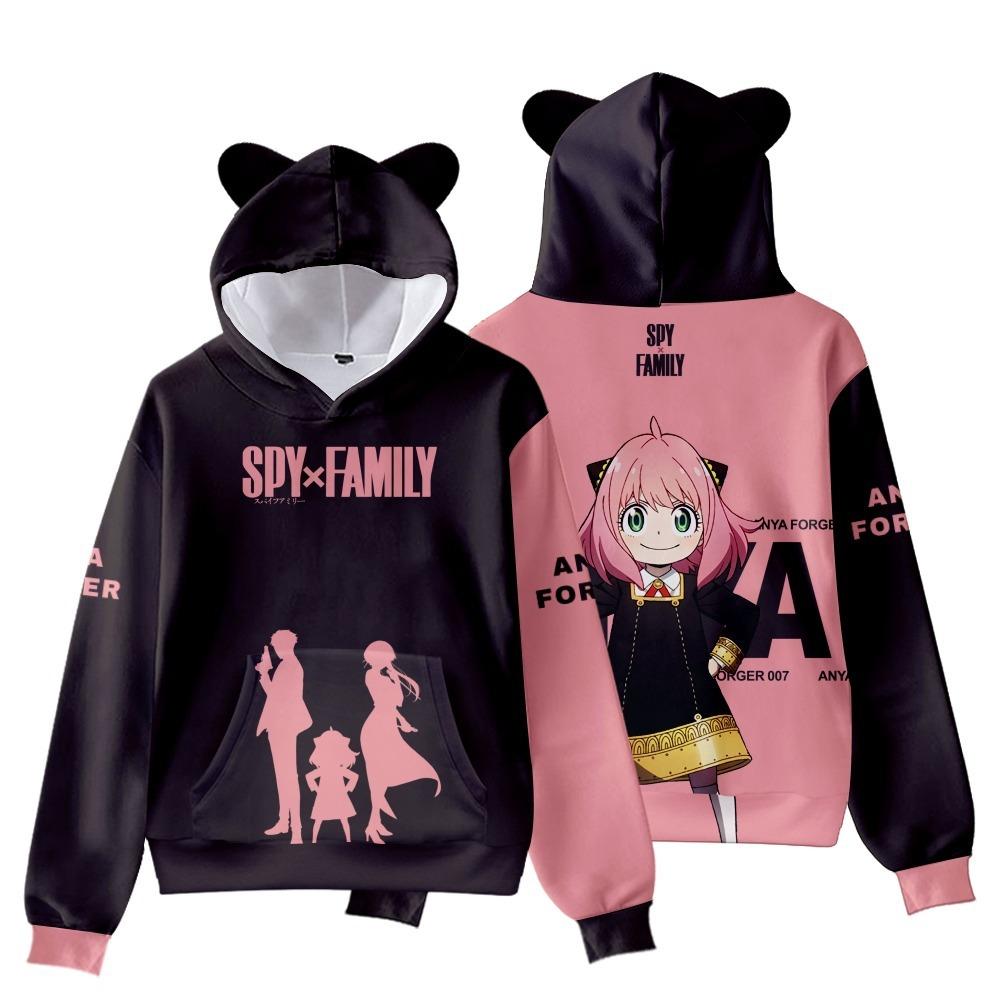 Fashionable life Hoodies Spy X Family Anya Forger Kleding Jongens Meisjes Hoodie Sweatshirt Bovenkleding Jas Kinderkleding 5XL