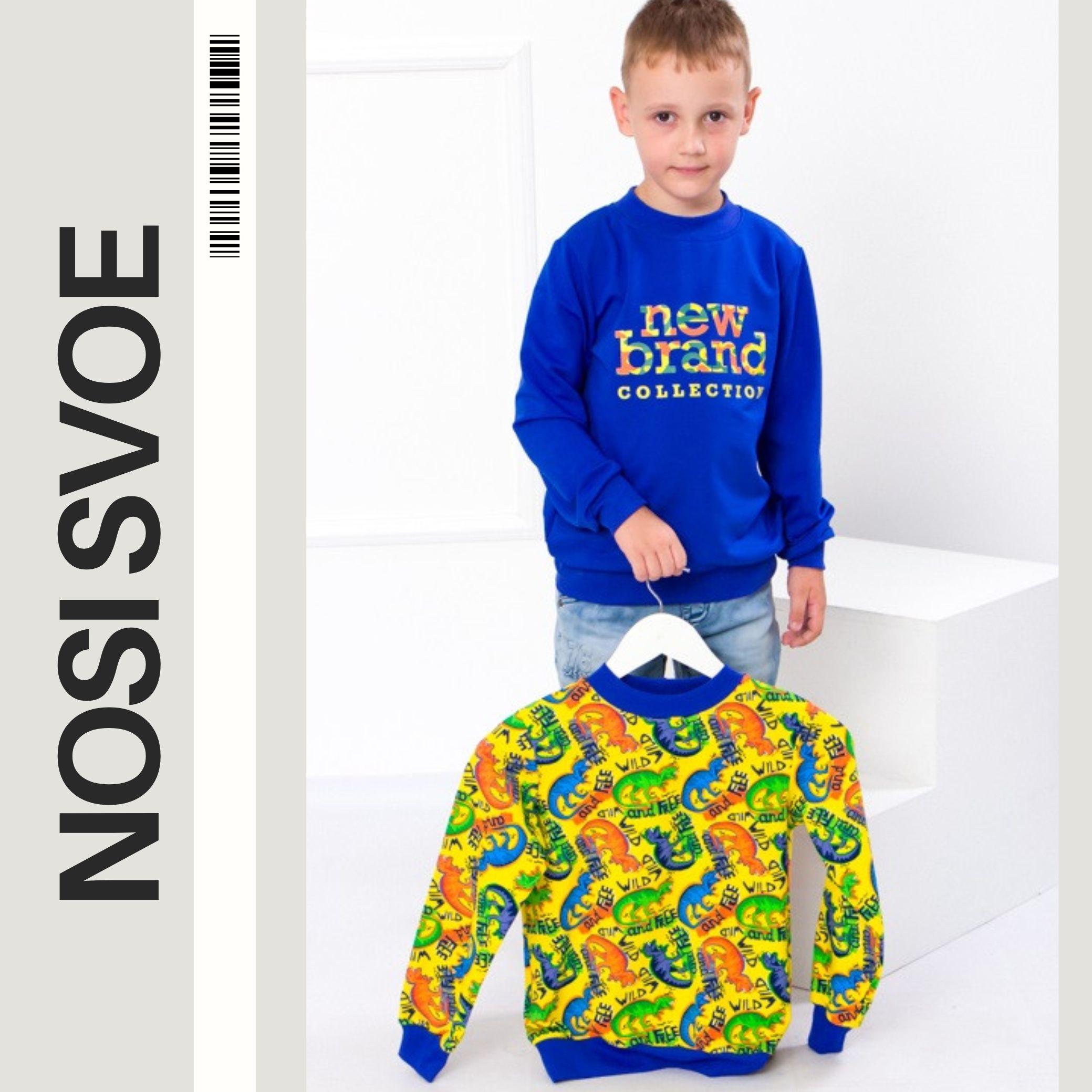 НС Sweatshirt (boys) , Any season , Nosi svoe 6069-6 110 indigo