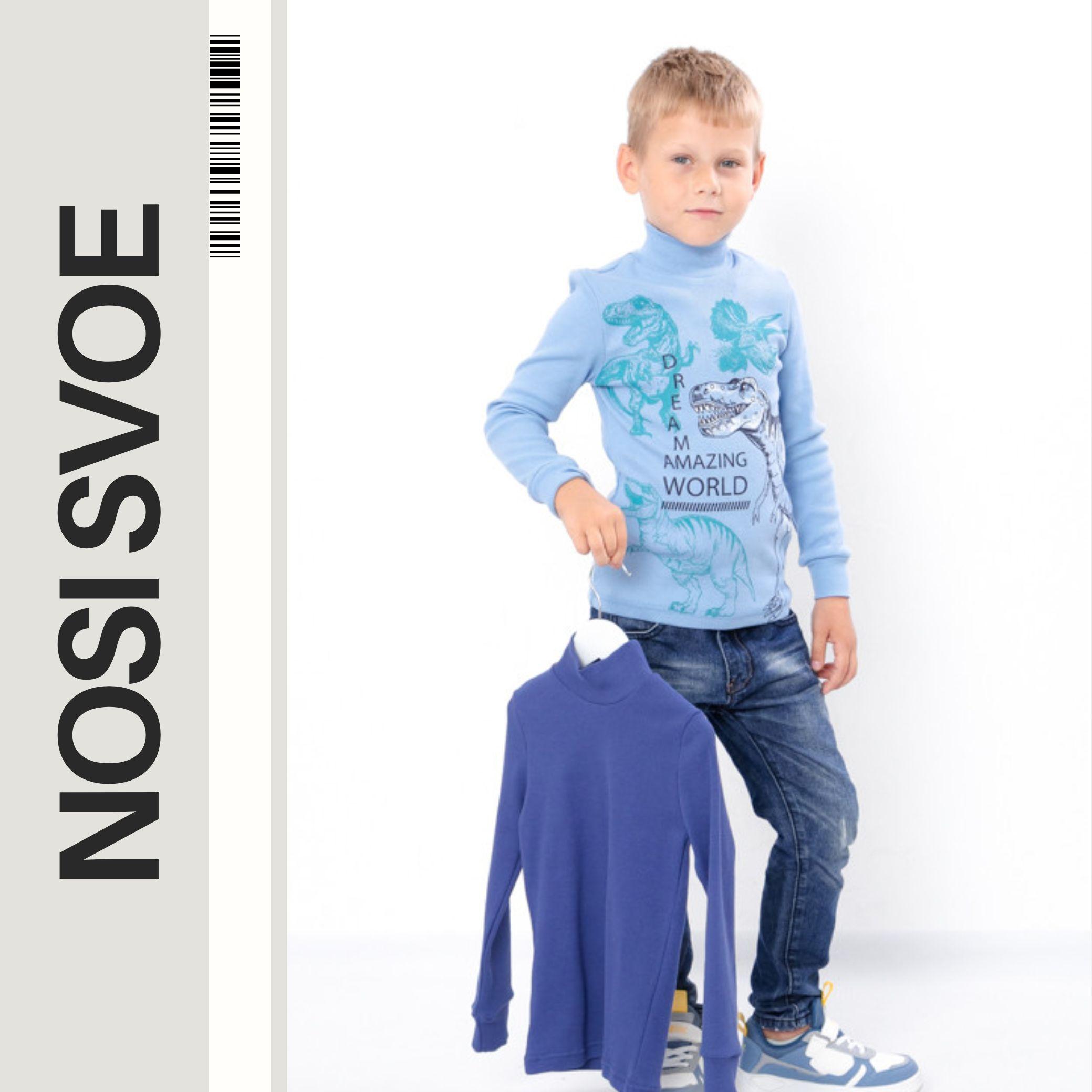 НС Long Sleeves (boys), Any season, 6068-4, Nosi Svoe 110 beau blauwe kleur