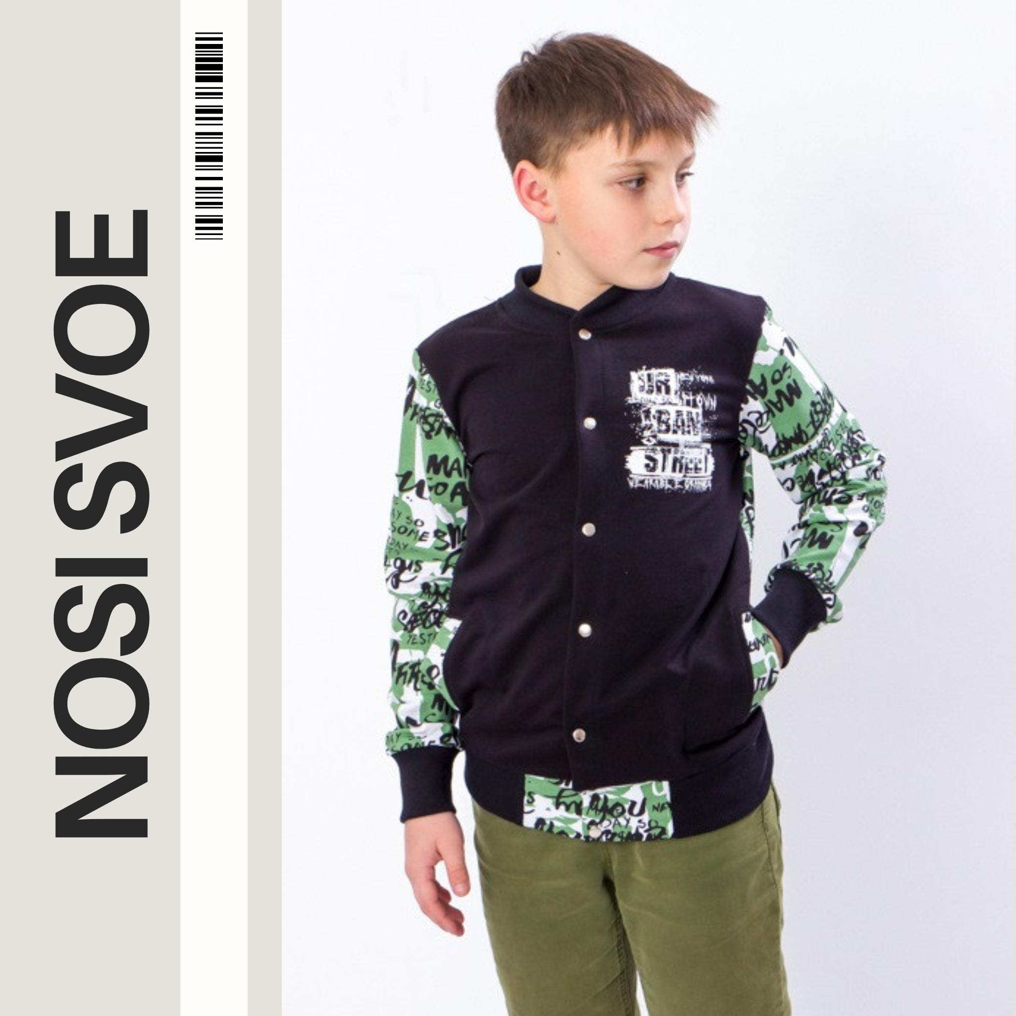 НС Sweatshirt (boys) , Any season , Nosi svoe 6029-055-33-4 152 pistachekleur