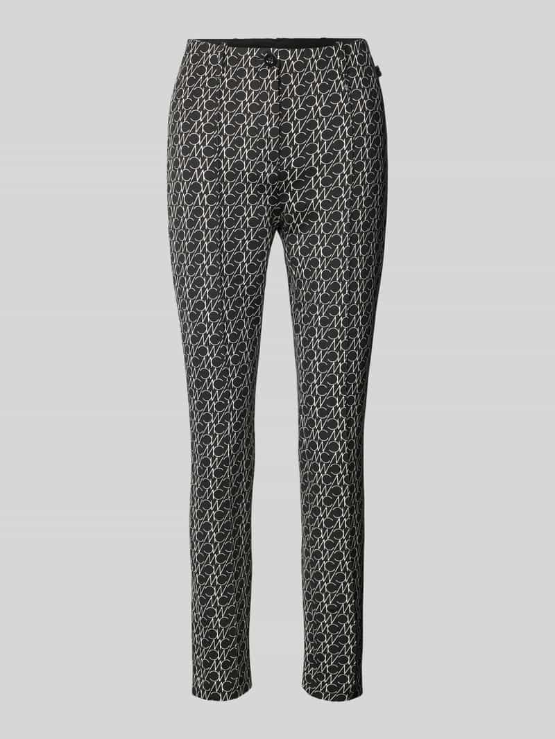 Marc Cain Slim fit broek in verkorte pasvorm