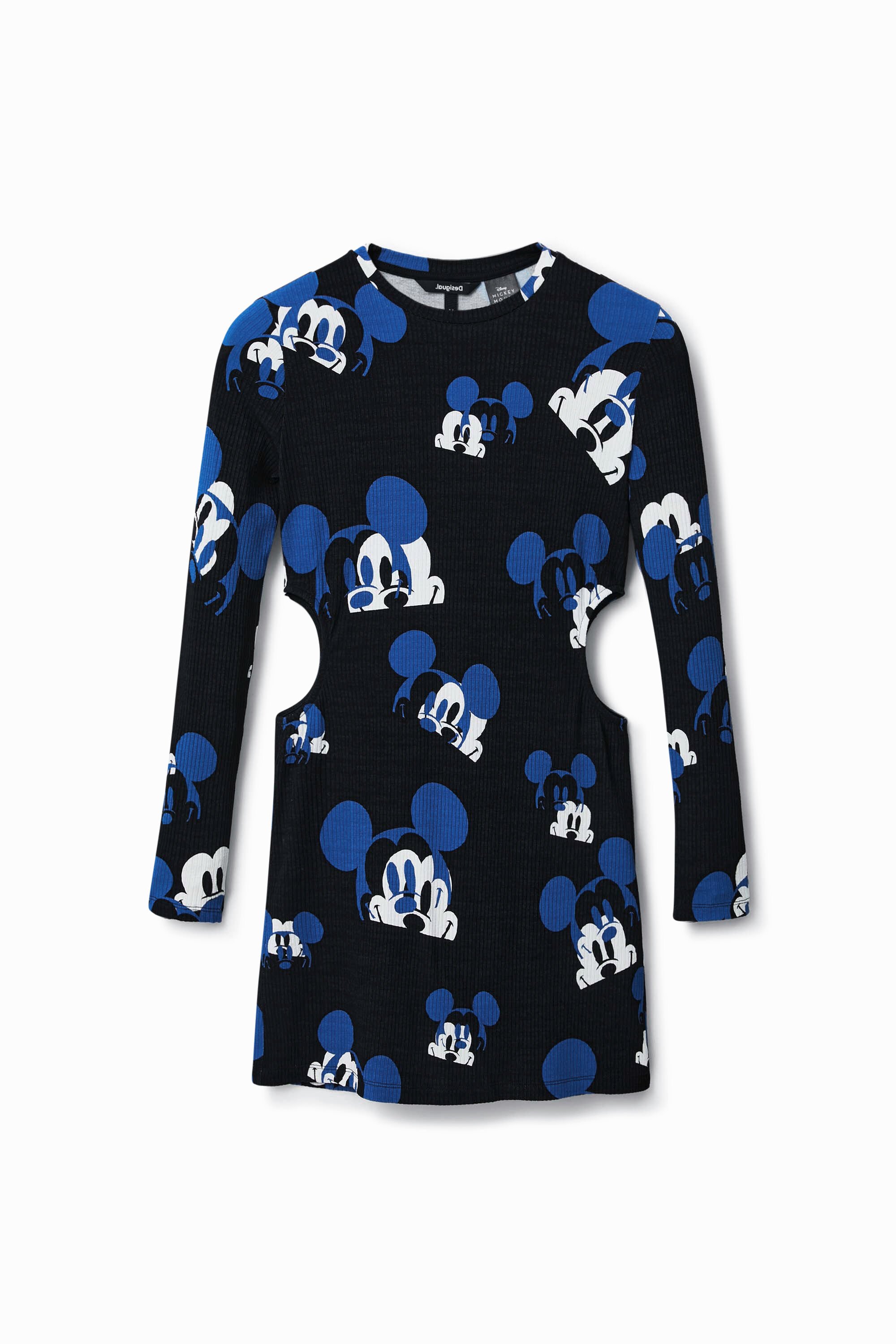 Desigual Korte jurk Mickey Mouse - BLACK