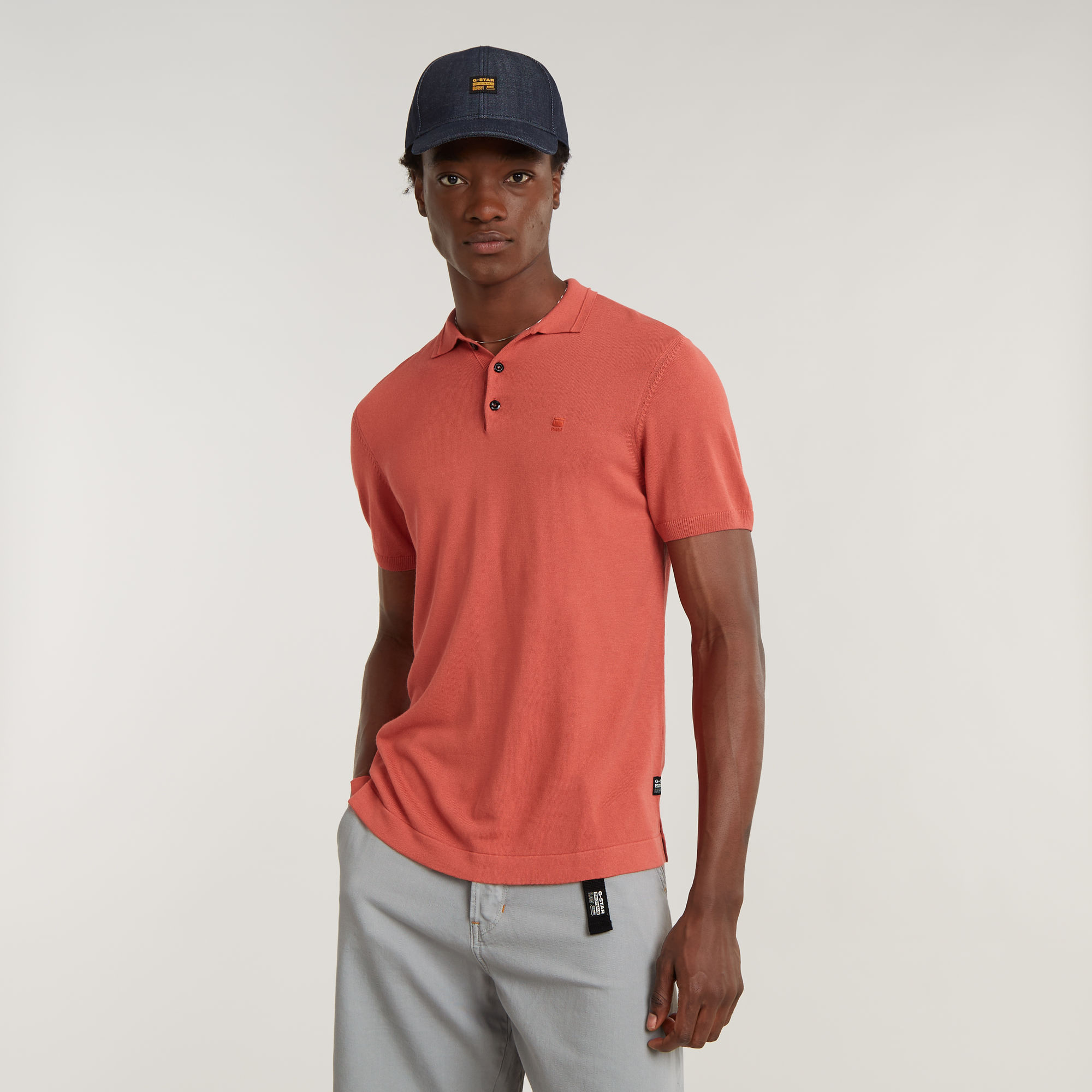 G-Star RAW Knitted Polo - Rood - Heren