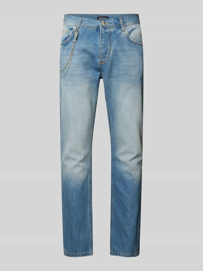 Antony Morato Korte slim fit jeans met kettingdetail