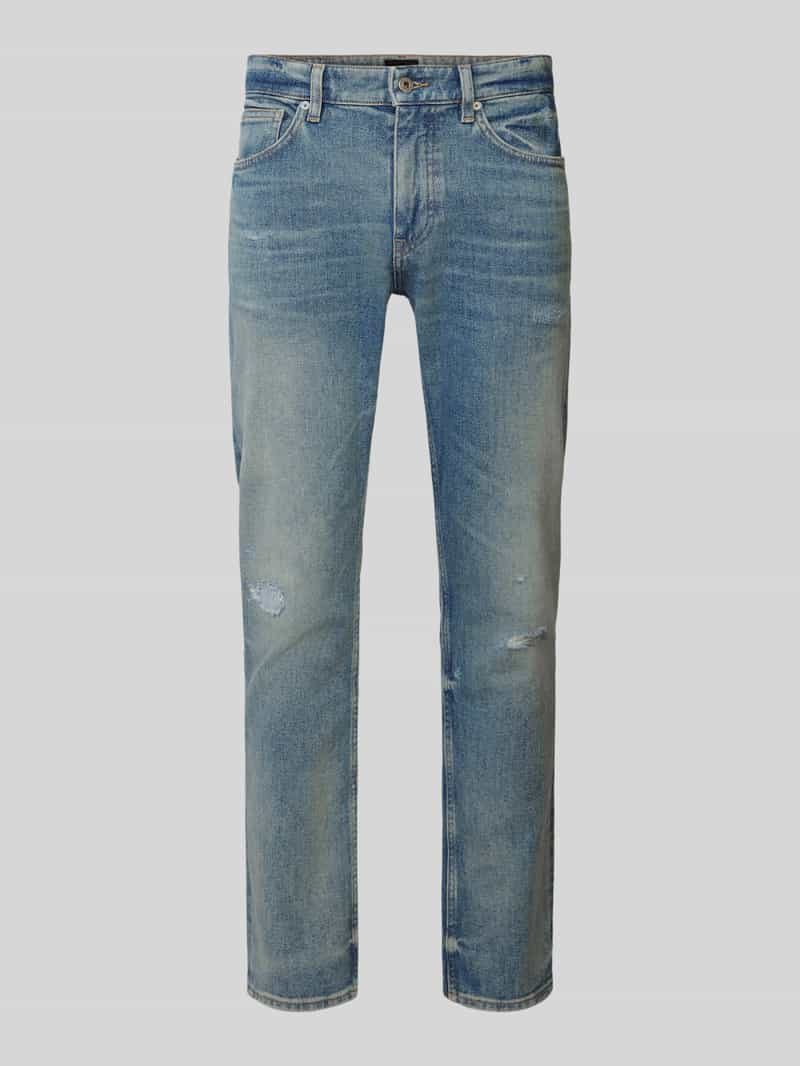 Boss Orange Slim fit jeans in destroyed-look, model 'DELAWARE'