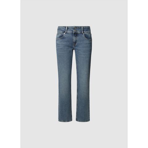 Pepe Jeans Straight jeans LW met dubbele knoopsluiting