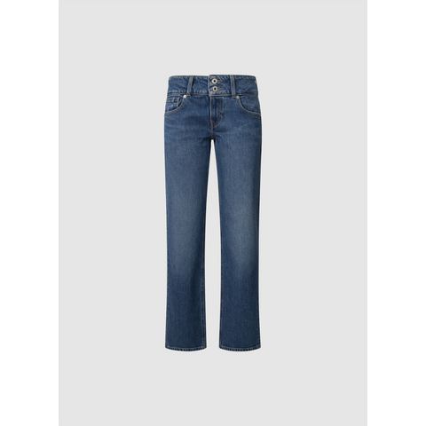 Pepe Jeans Straight jeans LW met dubbele knoopsluiting