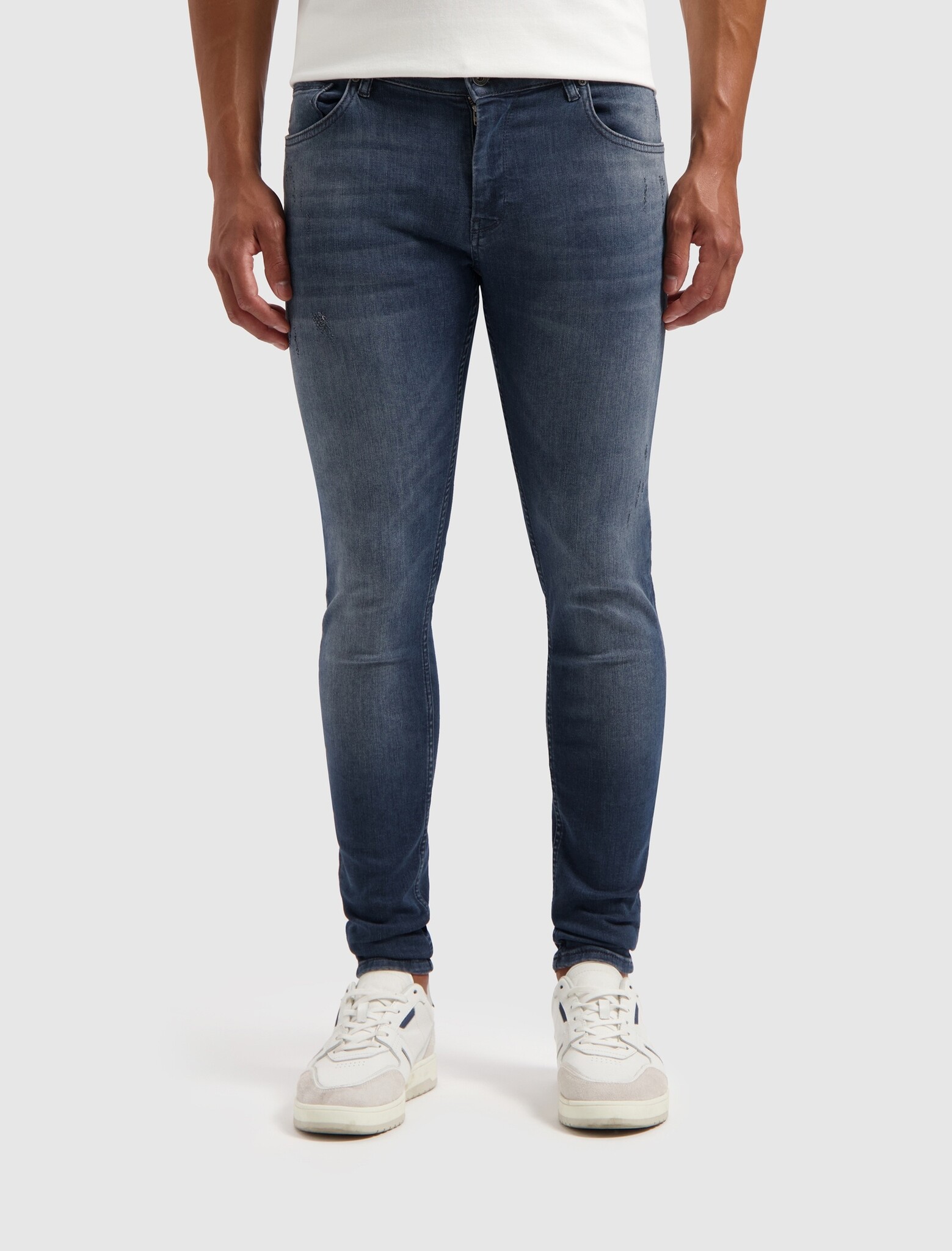 Pure Path The Dylan Super Skinny Jeans Denim Dark Blue 