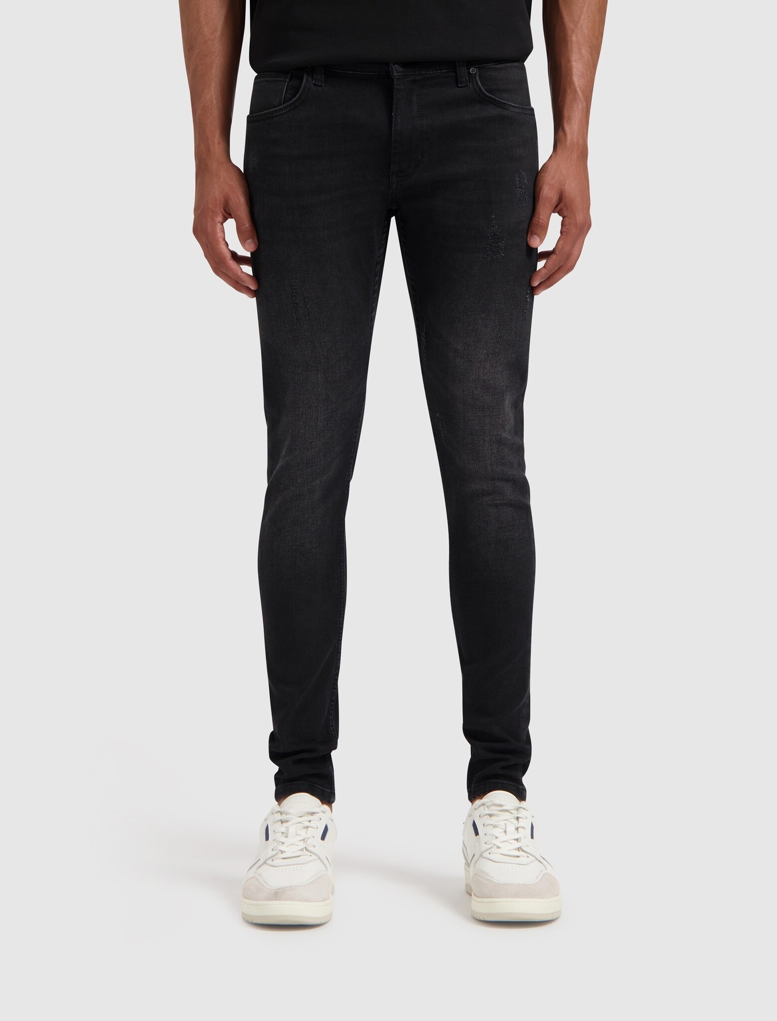 Pure Path The Dylan Super Skinny Jeans Denim Dark Grey 