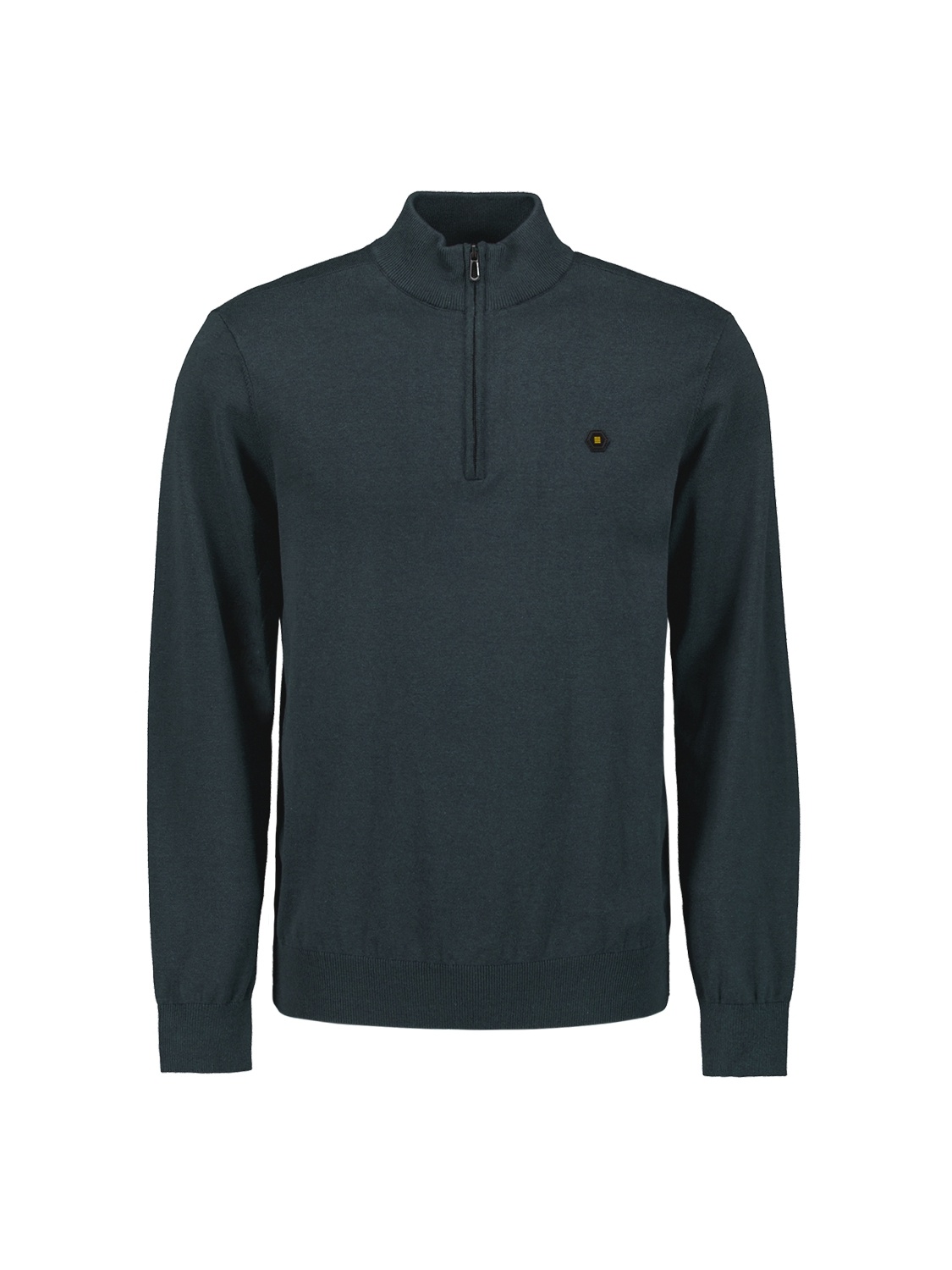 No Excess Pullover Half Zip 2 Coloured Melange Night 