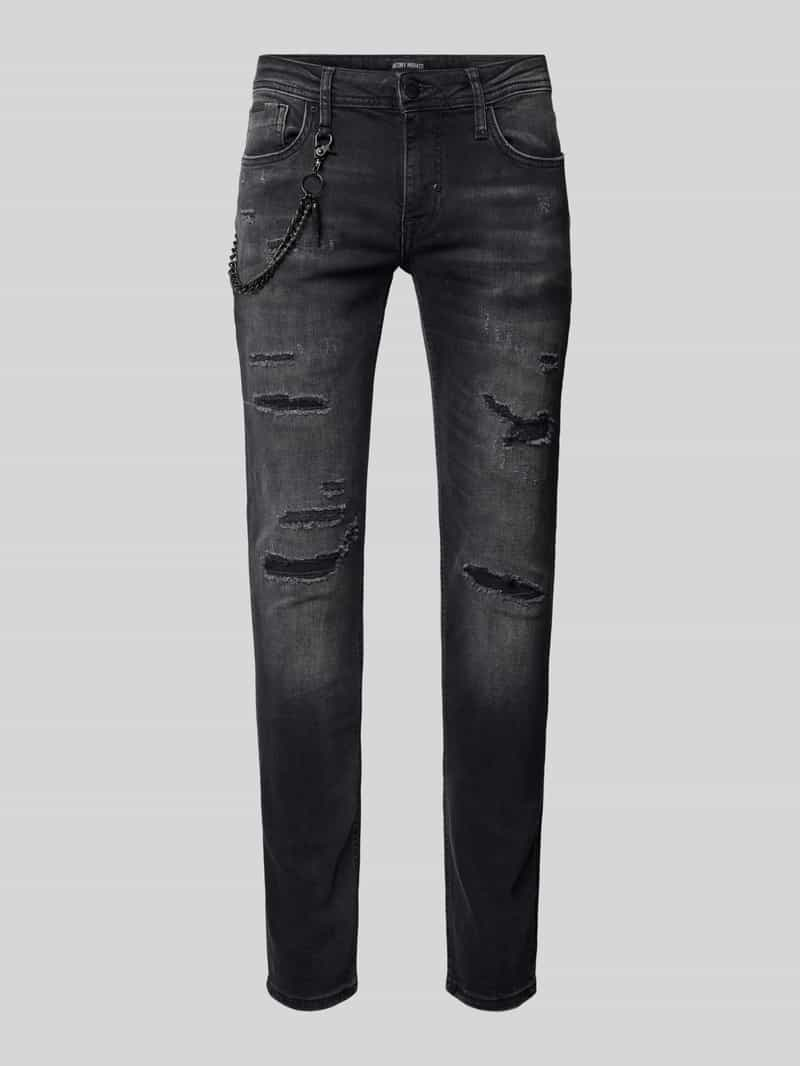 Antony Morato Tapered fit jeans in destroyed-look