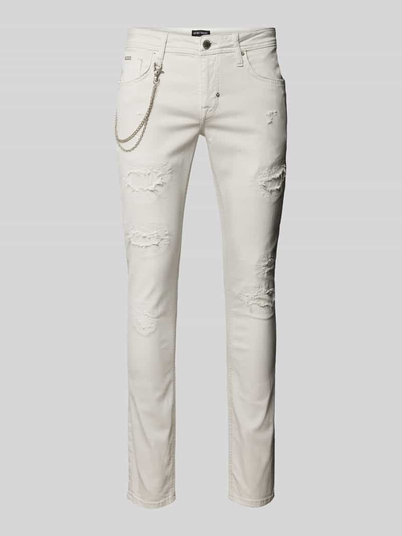 Antony Morato Tapered fit jeans met kettingdetail