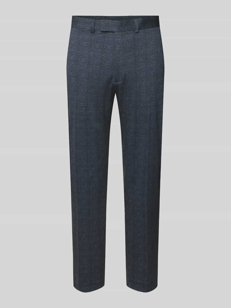 Christian Berg Men Slim fit pantalon met achterzakken en viscose