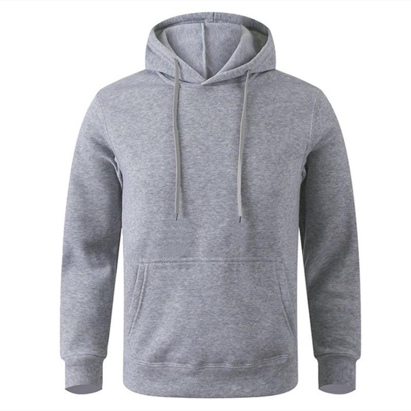 MD92YY Heren casual hoodies fleece hiphop effen sweatshirt heren sportkleding kleding sweatshirt herenkleding L zwart