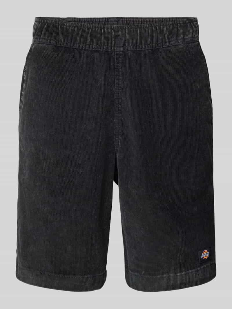 Dickies Korte regular fit corduroy broek met elastische band, model 'CHASE CITY'