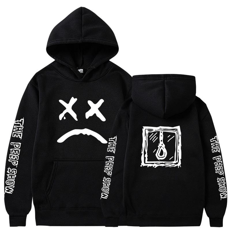 Factory Outlet Clothing Mannen Hoodies Happy Smiling Face Print Winter Fashion Unisex Paar Pullover Streetwear Sweatshirts Mannelijke Sudaderas XL