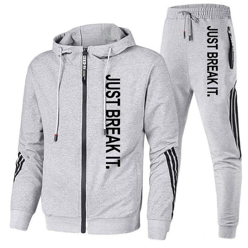 Boutique sports suit series 2 Mannen en vrouwen lange mouwen over de grens Buitenlandse Handel Express Hooded Leisure Gewone trui Sport Spot Heren jas broek S