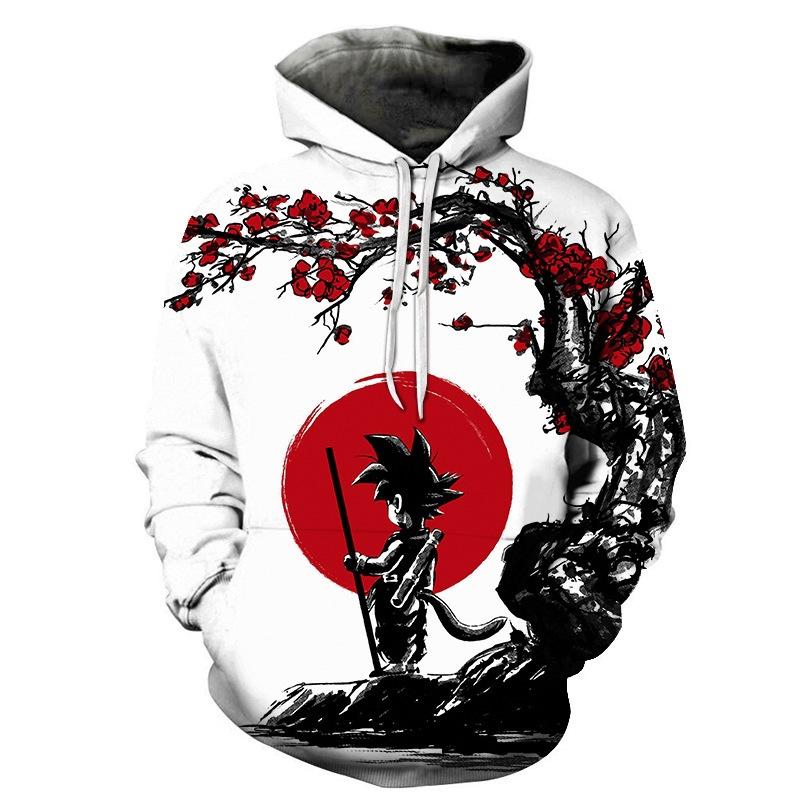 TIP723 Japan Anime Harajuku Heren Hoodies Casual Sweatshirt Streetwear Lente Herfst Trui Mode Lange Mouw Heren 3D Print Kleding M