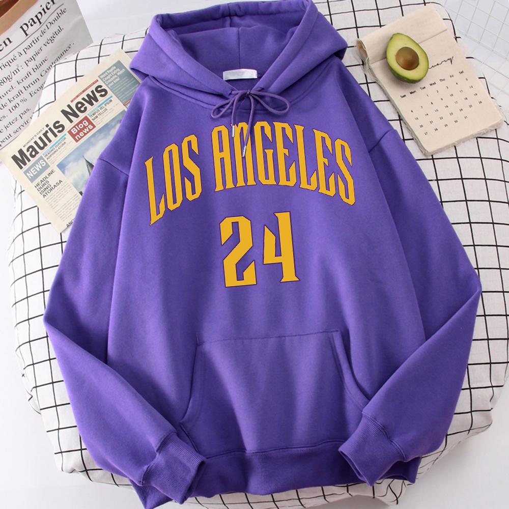 Boutique sports suit series 2 Los Angeles 24 California Letter Mannelijke Hoodie Vintage Graphics Trainingspak O-hals Outdoorkleding All-Match Hoodies Heren M