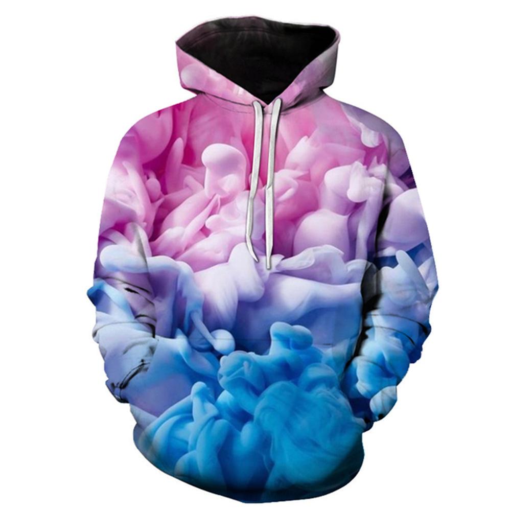 TIP723 Lente Herfst Mode Cool Kleurrijke 3d Digital Printing Heren Hoodies Casual Lange Mouw Capuchon Trui voor Mannen Tops Kleding S