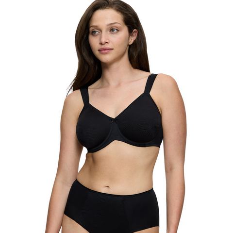 Triumph Minimizer-bh Essential Minimizer W Cup C-G, beugelbeha met modern jacquard patroon