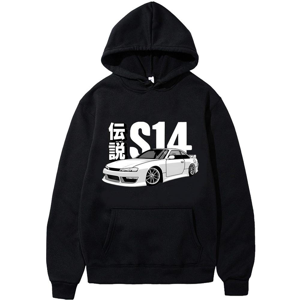 Boutique sports suit series 2 Drift Hoodies Sweatshirts _ Japanse Hoodie Initial S14 Y2K Heren Hoodie Hip Hop Sweatshirt Jas Sweatshirt Kleding Nieuwe Stijl S wit