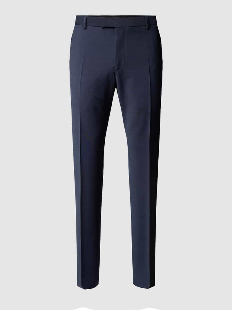 Strellson Slim fit pantalon met persplooien, model 'Flex Cross'