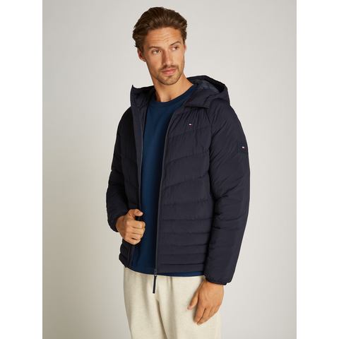 Tommy Hilfiger Gewatteerde jas MIX QUILT HOODED JACKET