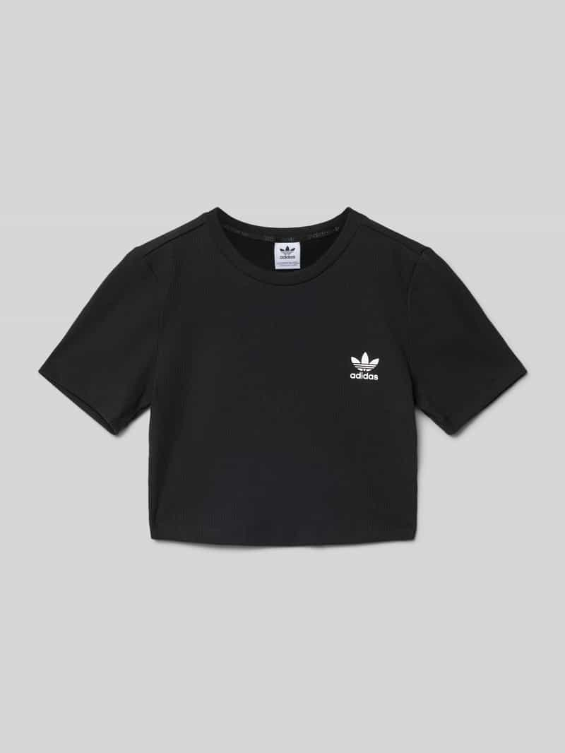 Adidas Originals Kort T-shirt met labelstitching