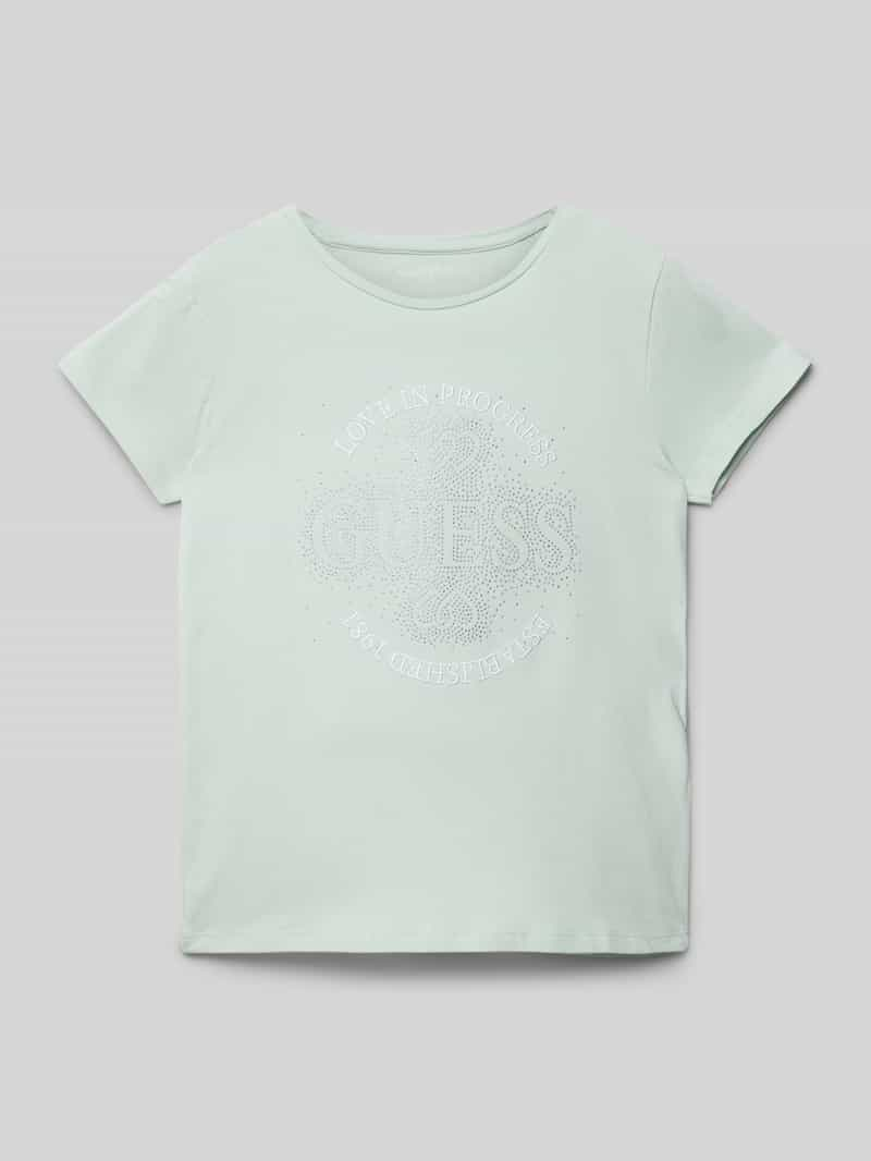 Guess T-shirt met labeldetails