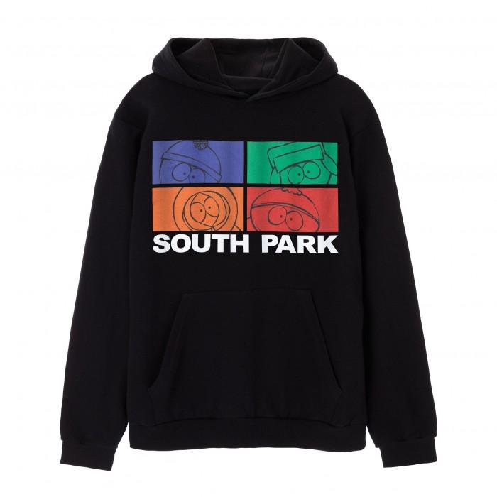 Pertemba FR - Apparel South Park heren hoodie met kleurblokken M zwart