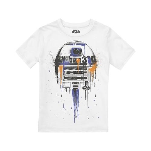 Star Wars kinder/kinder R2-D2 Drips T-shirt 3-4 Years wit