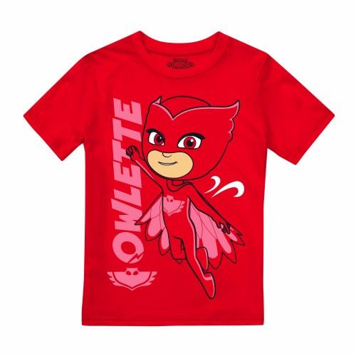 PJ Masks jongens Owlette T-shirt 7-8 Years rood