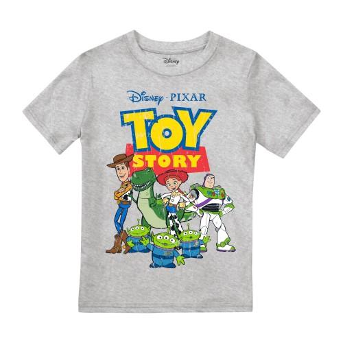 Toy Story jongensgroep T-shirt 7-8 Years grijs