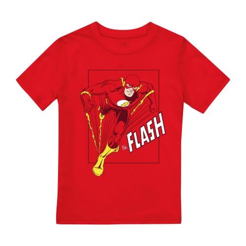 The Flash Het Flash Boys Race Time T-shirt 5-6 Years rood