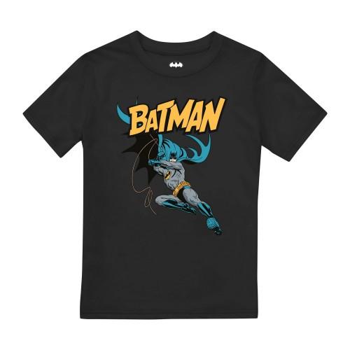 Batman jongens actie T-shirt 5-6 Years zwart